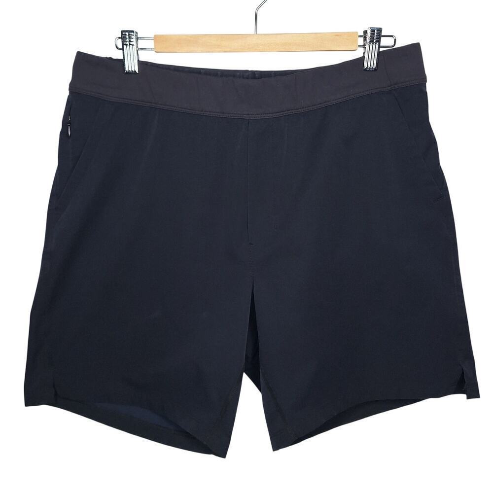 Public Rec Shorts Men 36 Black 7.5" Flex Athletic Drawstring All Day Everyday